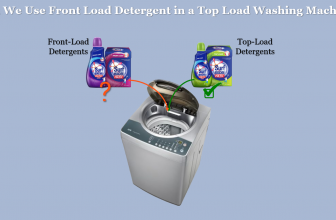 front loading detergent in a top load washing machine