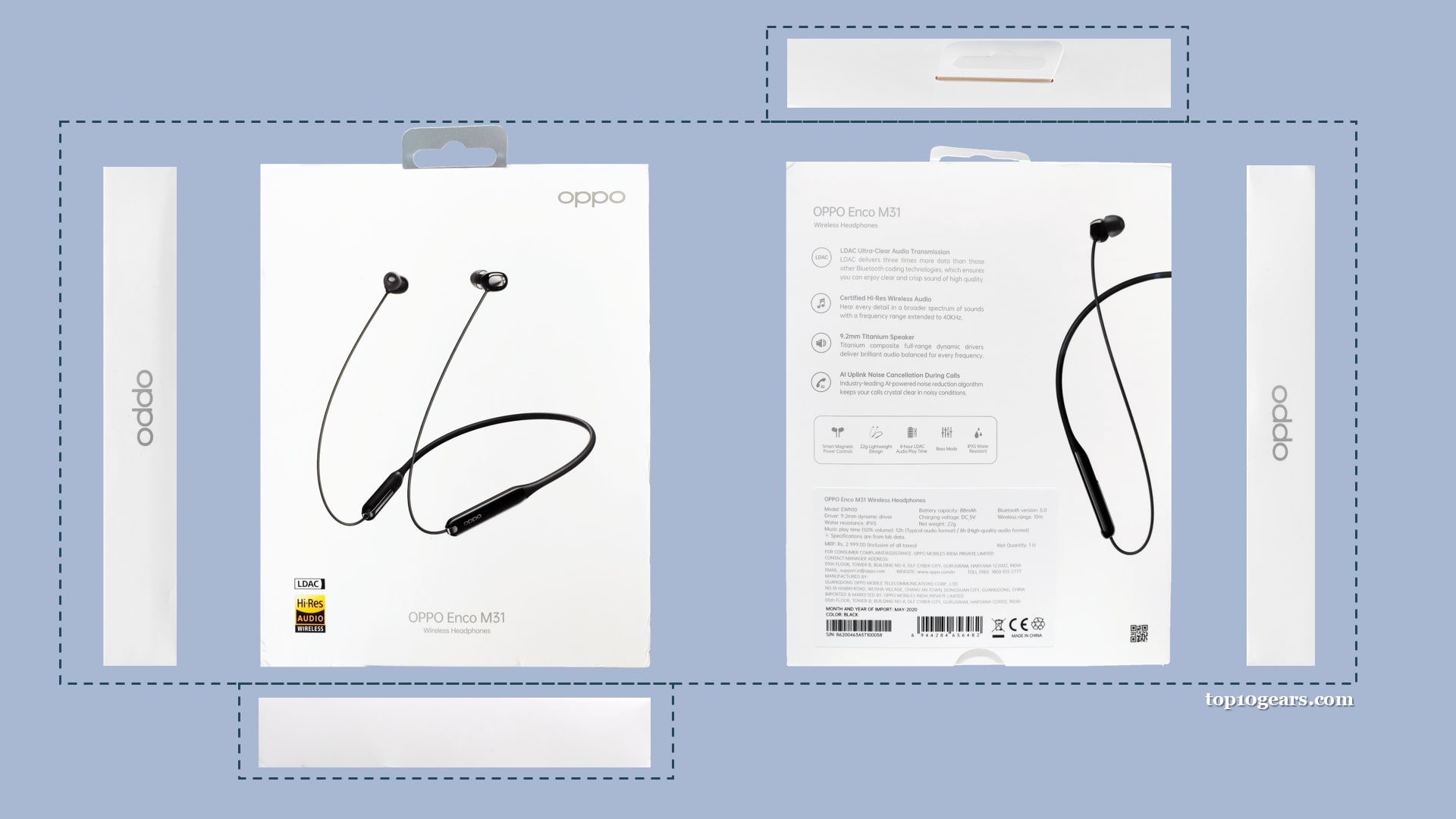 Oppo Enco M31 Wireless Headphones Unboxing