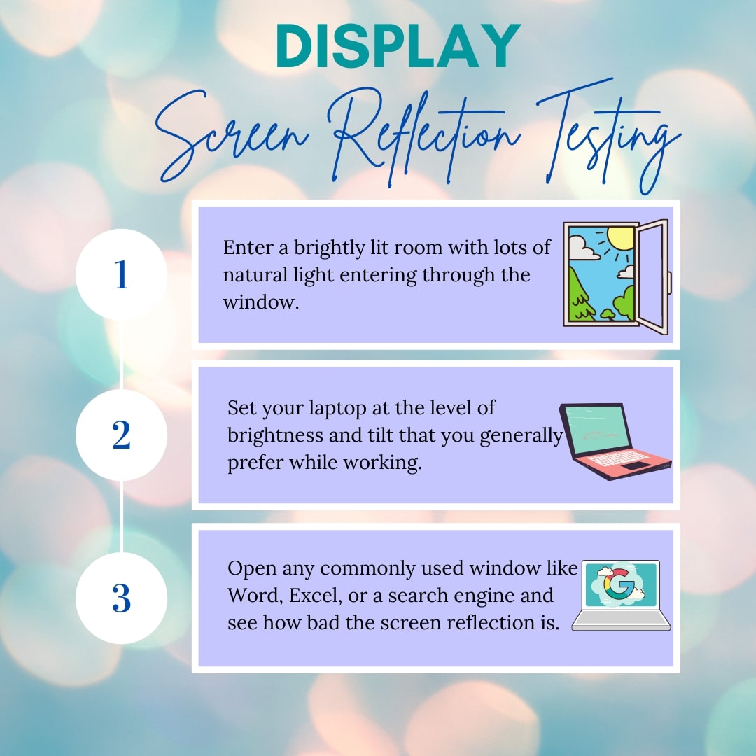 Screen Reflection Testing Methodology