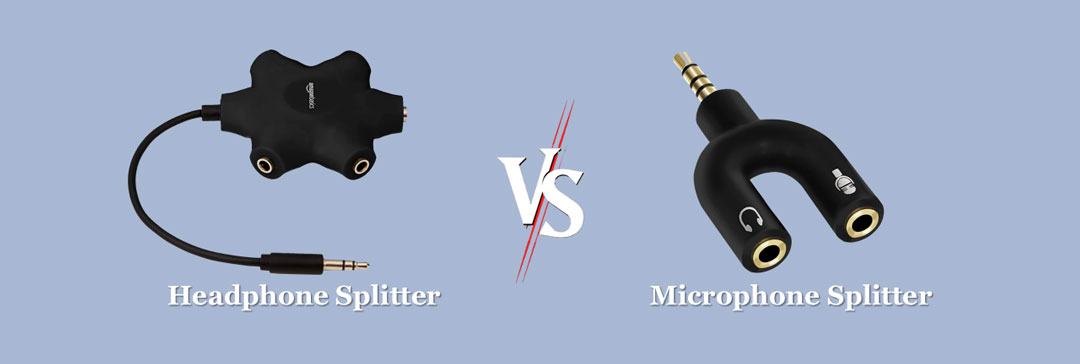 Headphone Splitter vs Microphone Splitter