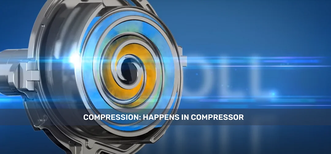 Compression in compressor