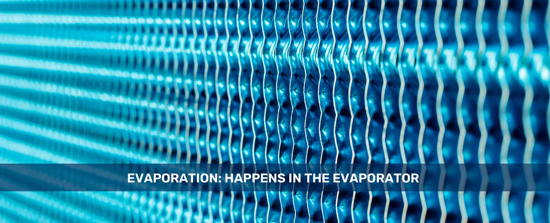 Evaporation in Evaporator
