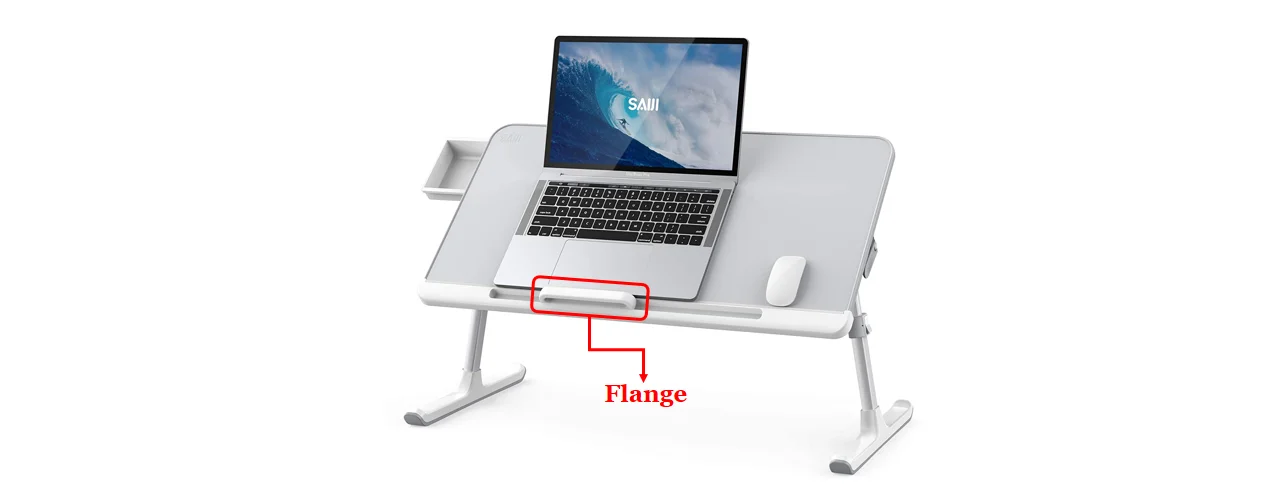 Flange in Laptop Table