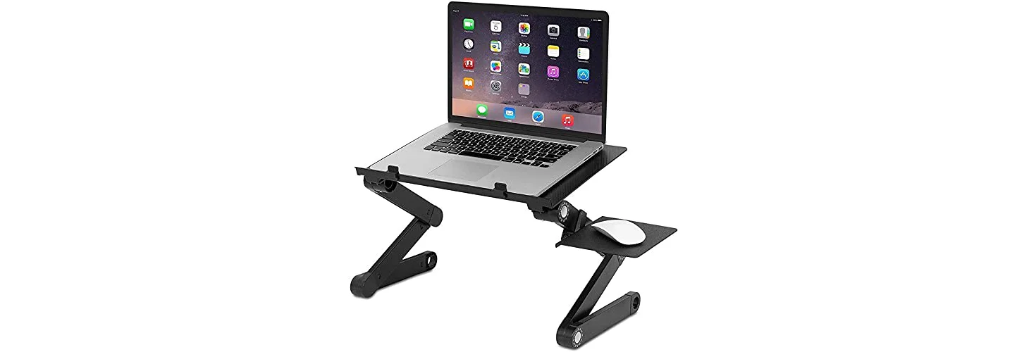  Multi-Angle Adjustable Folding Computer Desk Table Stand