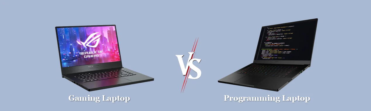a comparison between gaming laptop and programming laptop