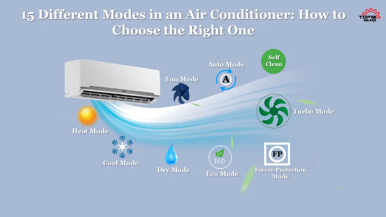 different modes in air conditioner