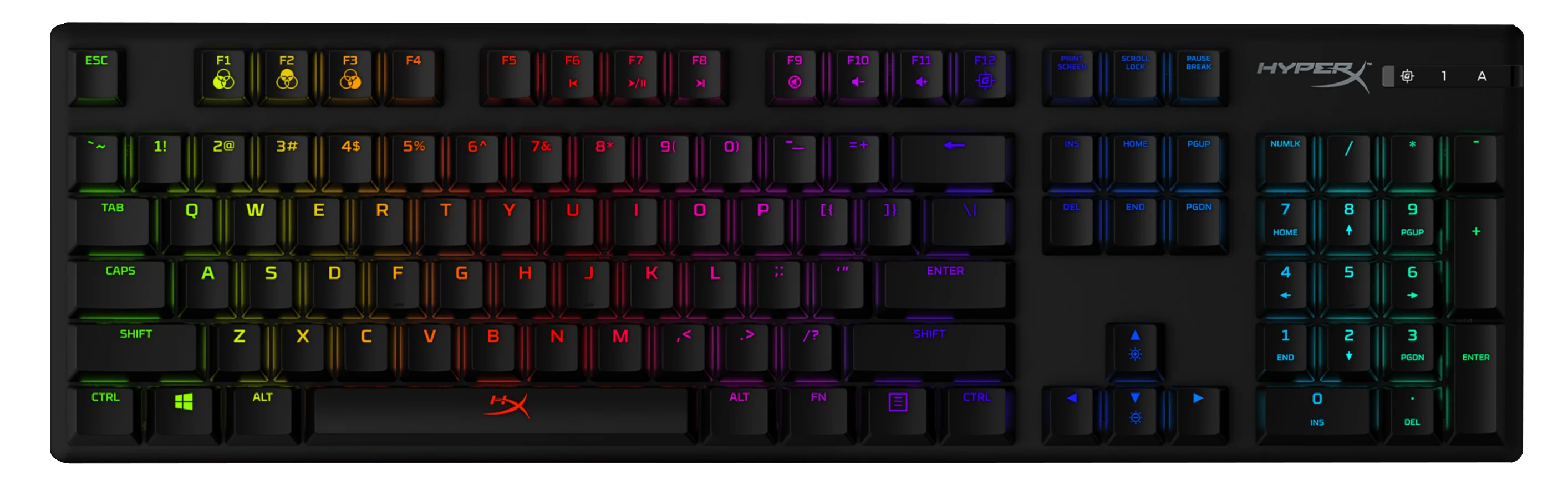 Backlight HyperX Alloy Origins Mechanical Gaming Keyboard