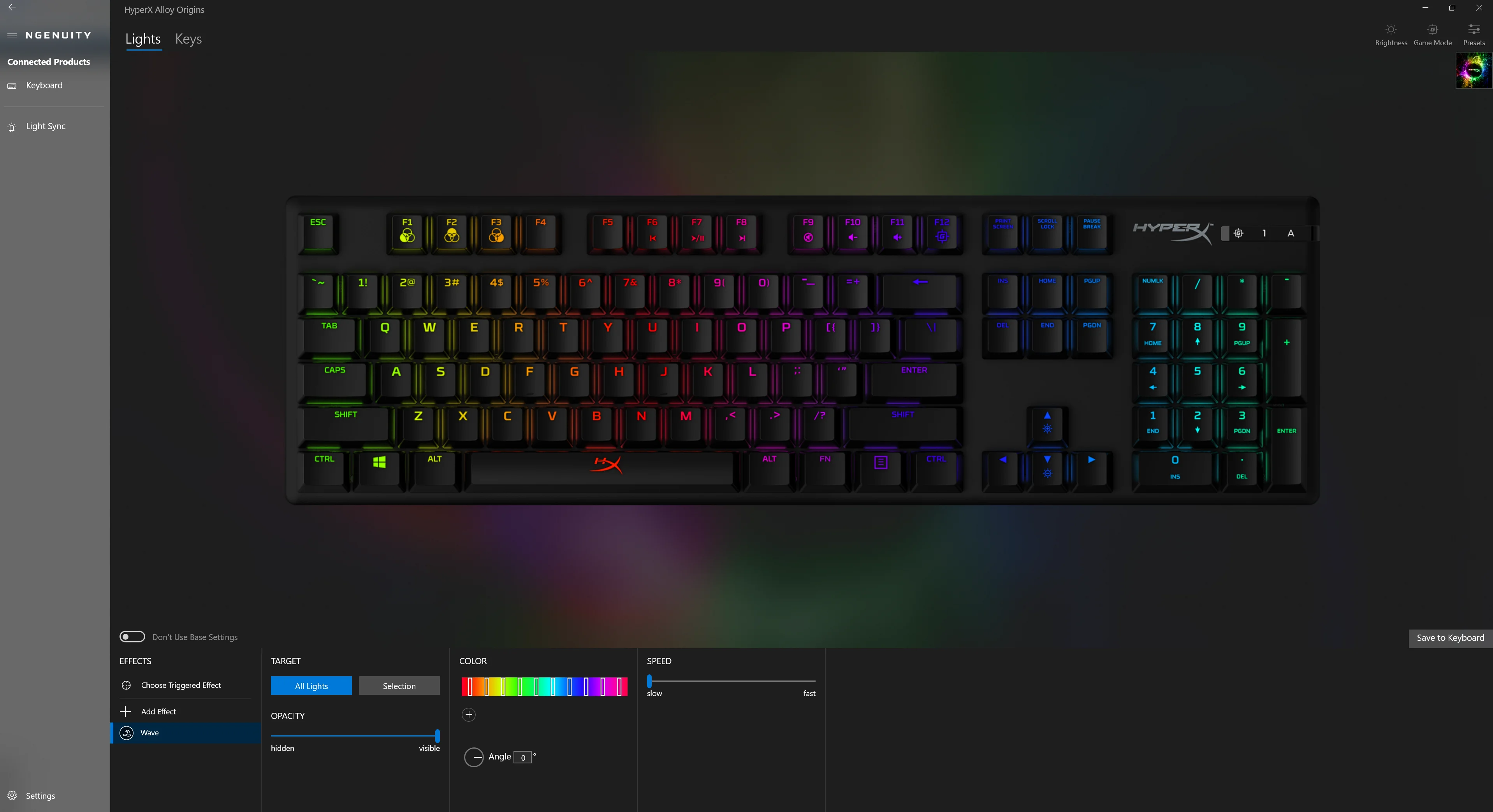 HyperX Alloy Origins Mechanical Gaming Keyboard Software Ngenuity