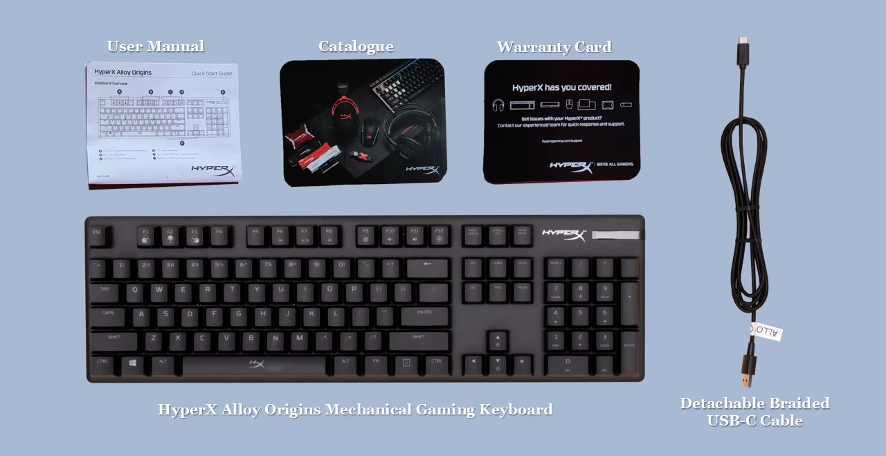 Unboxing of HyperX Alloy Origins Mechanical Gaming Keyboard