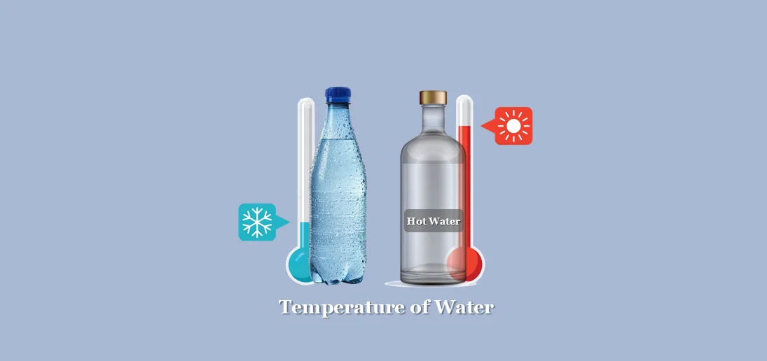 Temperature of water